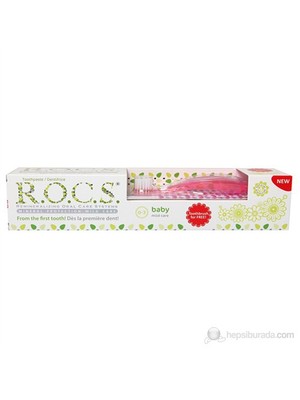 R.O.C.S. Baby Diş Fırçası Yumuşak Kıllı Diş Macunu Promosyon Seti 2 Parça