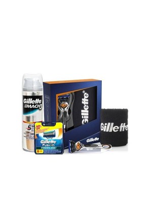 Gillette Fusion Proglide Flexball 1 Up Makine+8 Yedek+Jel+Havlu