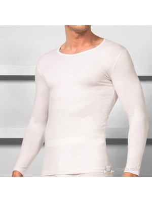 Goldenbay 2955 Erkek O-Yaka Uzun Üst Termal Sıcak Tutan İçlik