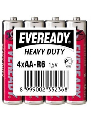 Energizer (C12-0038/0812) Eveready Çinko Karbon Aa Kalem Pil 4Lü Shrink