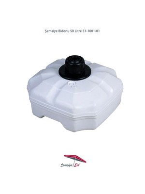 Şemsiye Evi Plastik Şemsiye Bidonu 50 Litre Su 70 Kg Kum 51-1001-01