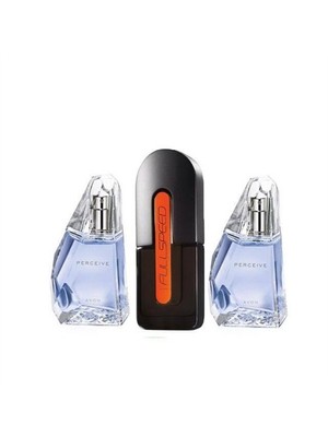 Avon Full Speed 75 Ml Erkek 1 Adet Ve Perceive Edp 50 Ml Bayan 2 Adet