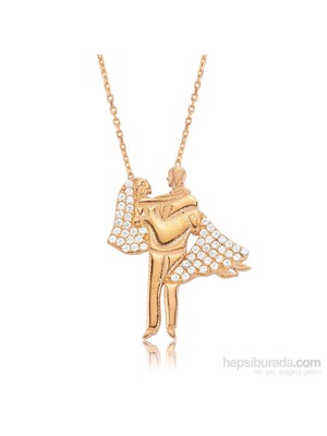 KENPAZAR Bayan Lili Gümüş Ömür Boyu Birliktelik Kolye