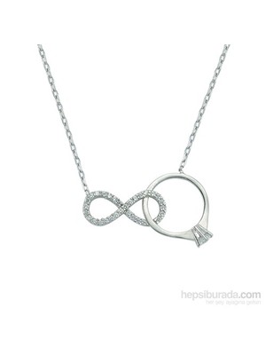 Glorria 925 Ayar Gümüş Sonsuzluk Kolye