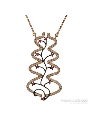 Altınsepeti Gümüş Yapraklı Doğa Kolye Astm019074