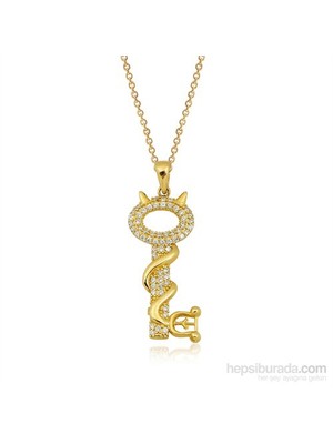 Altınsepeti Altın Taşlı Anahtar Kolye As832kl