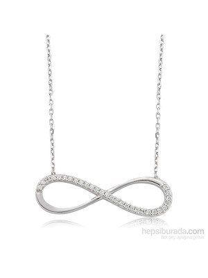 KENPAZAR Bayan Lili Gümüş Sonsuzluk Kolye