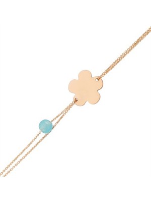 Altınsepeti Altın Çiçekli Boncuk Bileklik As162bl