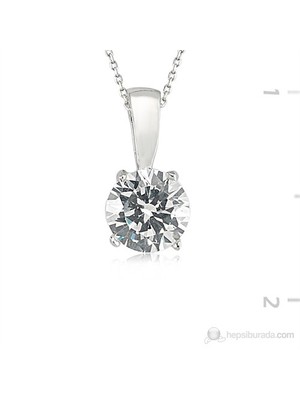 Inure Jewelry Inure Jewelry Silver Gümüş Zirkon Taşlı Kolye