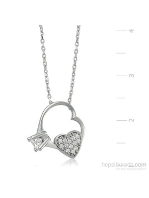 Inure Jewelry Inure Jewelry Kalbimin Tektaşı Gümüş Kolye