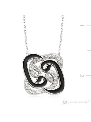 Inure Jewelry Inure Jewelry Zirkon Taşlı Pervane Vav Kolye