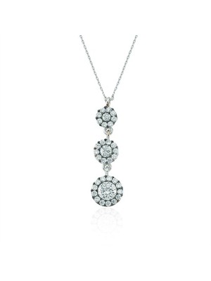 Glorria 925 Ayar Gümüş Sallantı Kolye