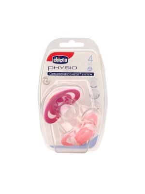 Chicco Physioring Silikon 4Ay+ (2 'li) Pembe - Pembe