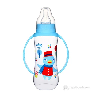 Wee Baby  Baby Silikon Kiraz Uçlu Kulplu PP Biberon / 270cc