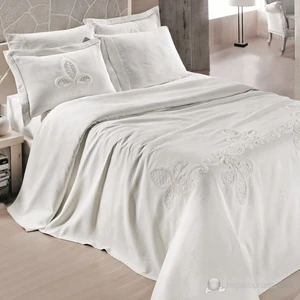 Nakışlı Çift Kişilik Pike Takımı Abba