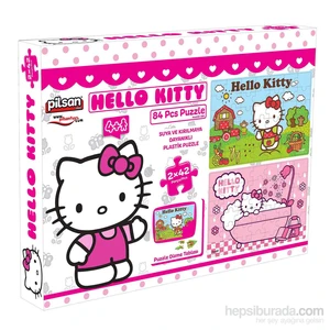 Hello Kitty Puzzle 84 Parça