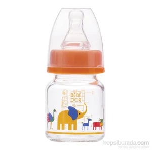Özel Amaçlı Mini Cam Biberon 60 ml Turuncu