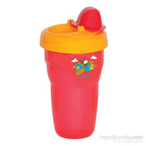 Kapaklı Damla Akıtmayan Bardak Kırmızı