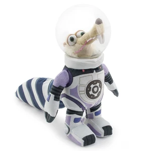 Buz Devri 5 Astronot Scrat Kasklı Peluş Figür 22 Cm