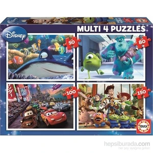 Multı 4 In 1 Dısney-Nemo-Monsters-Cars
