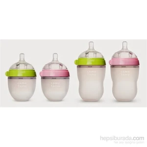 250 Ml Silikon Biberon 0-3 Ay Pembe
