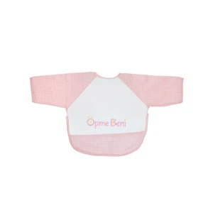 Akyüz Bebe Öpme Beni Kollu Önlük Pembe