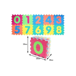 Sun Ta Toys Eva Numaralar 10 Parça Puzzle Oyun Matı