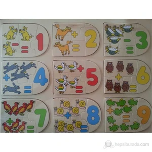 27 Parça Ahşap Toplama Puzzle