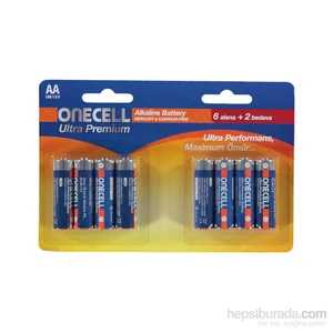 Ultra Premıum Alkalin Aa Boy Pil 8Li