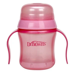 Dr. Brown's Silikon Uçlu Bardak 6+ Ay Pembe