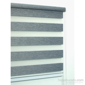 Gri Bambu Zebra Perde