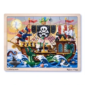 Melissa&Doug Ahşap 48 Parça Yapboz - Korsanlar