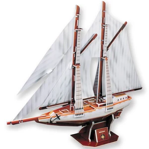 Cubic Fun 3D 81 Parça Puzzle Two-Masted Schooner