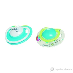 Ortodontik Silikon Emzik İkili (BPA%0) 3 Ay+ / Mavi