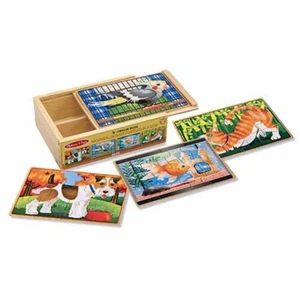 Ahşap 12X4 Yapboz Seti - Evcil Hayvanlar