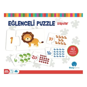 Game Eğlenceli Puzzle (40 Parça Sayılar)