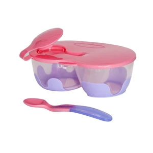 2 Bölmeli Tabak Ve Kaşık