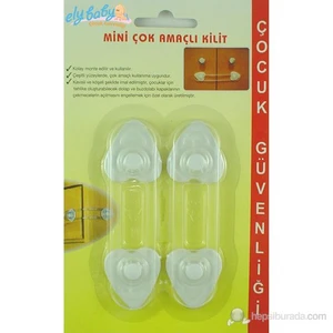 Ely Baby Çocuk Mini Çok Amaçlı Kilit 2'li / Beyaz