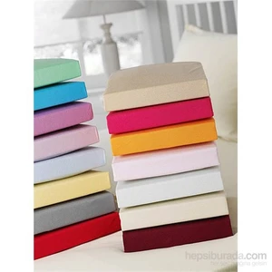 Jersey Tek Kişilik Çarşaf Seti Bej