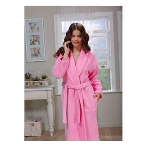 Osmanlı Tekstil Xl Beden Şalyaka Bornoz Pembe