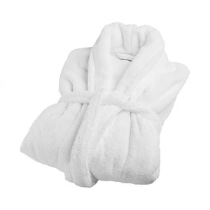 Osmanlı Tekstil L Beden Şalyaka Bornoz Beyaz