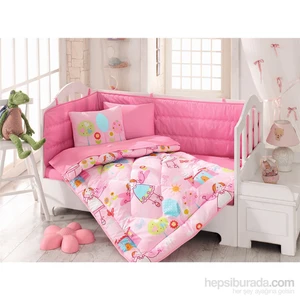 Cotton Box Ranforce Bebek Uyku Seti Masal Pembe