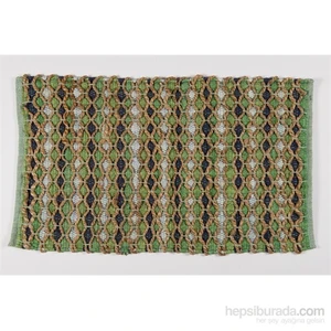 I Love Home Jüt Paspas Mavi Yeşil