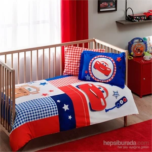 Lisanslı Disney Cars Baby Patchwork Bebek Ranforce Nevresim Takımı
