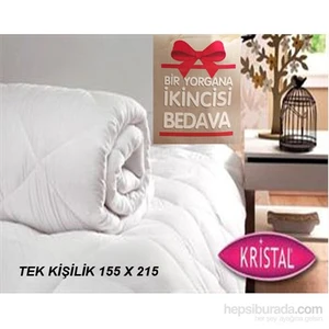 Kristal 1 Alana 1 Bedava Tek Kişilik Yorgan