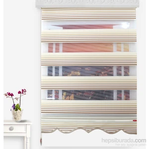 Zebra Perde Pliseli 535-02 Etek Dilimli