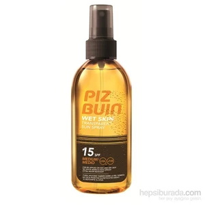 Piz Buin Transparan Islak Cilde Uygulanabilen Güneş Spreyi SPF 15  150 ml