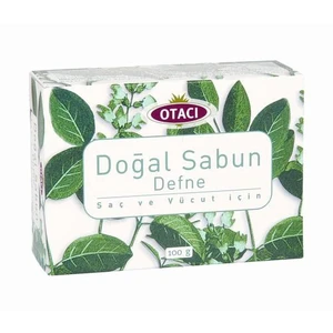 Doğal Defne Sabunu - Antiseptik Etkili, Cilt ve Saç Temizliği için Lavanta Yağı ve Yaprakları ile, 100 g, 1 Adet