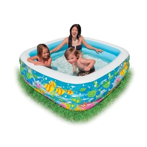İntex 57471 3 Halkalı Deniz Yaşamı Desenli Aile Havuzu ( 159 x 159 x 50 cm )