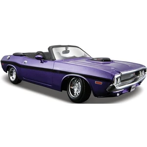 Maisto Dodge Challenger R/T Conv.1970 Model Araba 1:24 Special Edition Mor